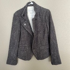Banana Republic Women’s Twill Gray Jacket, Size 14